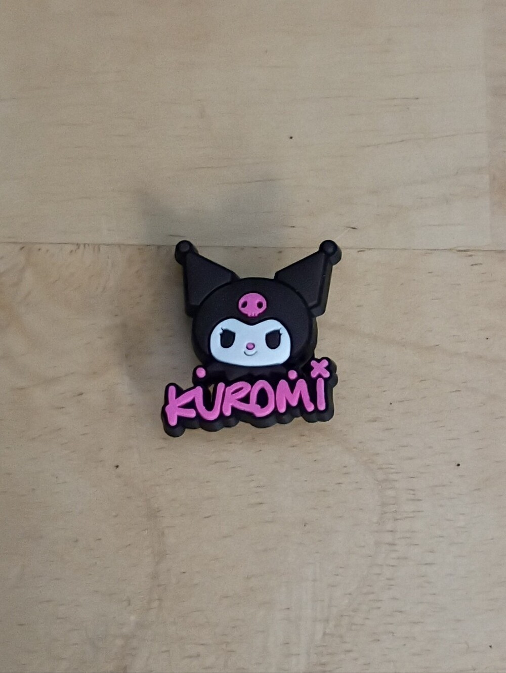 10 for $10 Jibbitz Croc Charms - Sanrio Kuromi Pink Skull & 'KUROMI' Text - New